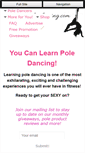Mobile Screenshot of learn-pole-dancing.com
